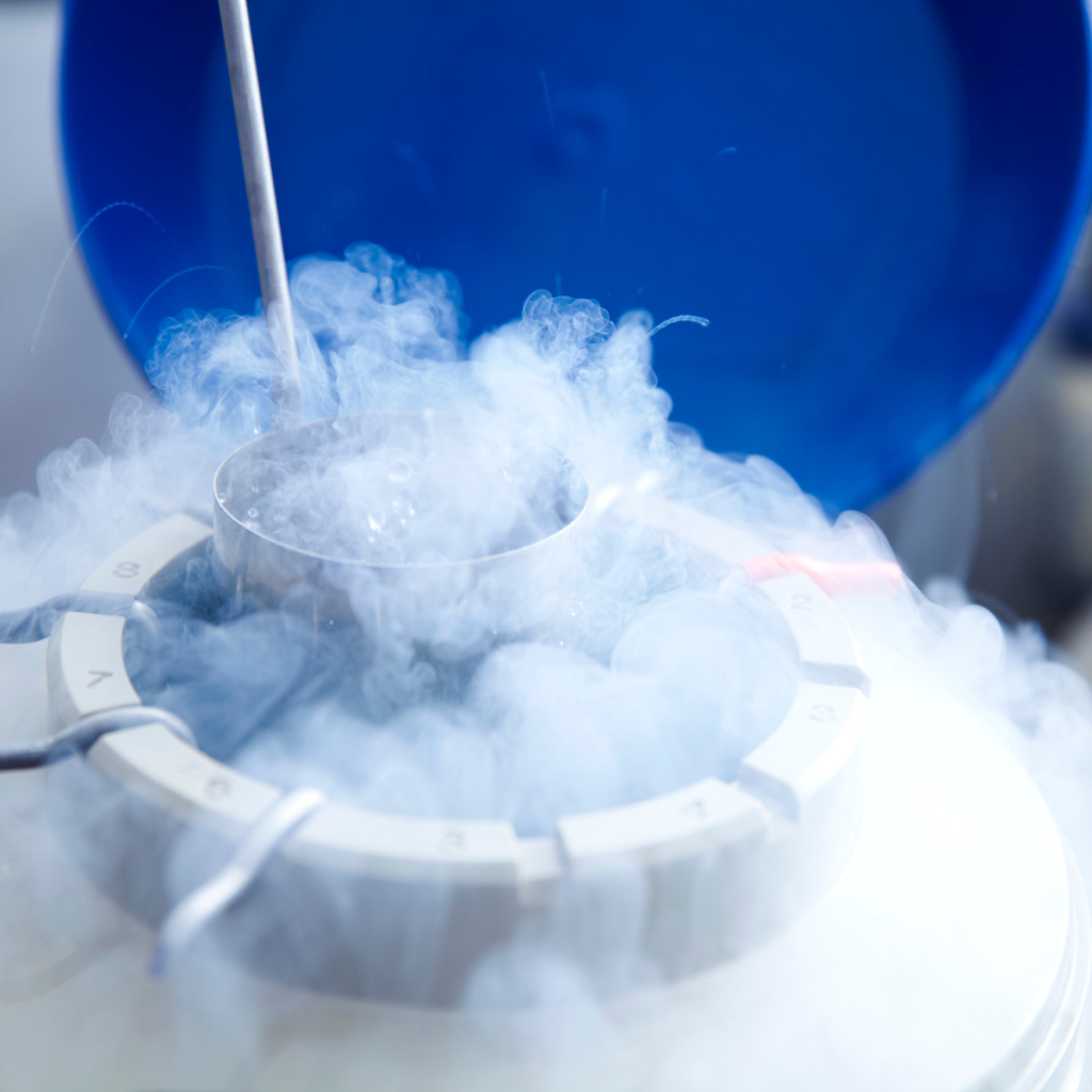 Alcura's cryogenic tank at –196 °C